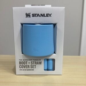 Stanley Sky Blue Boot and Straw Cover Set